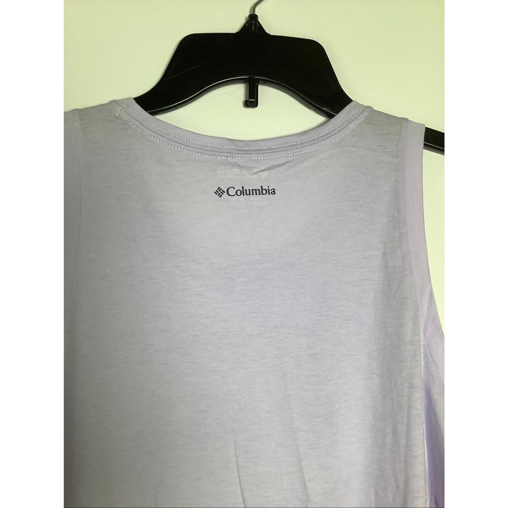 Columbia Women's XS Purple Tint Meditation Bluff Mesa Tank Top Tropical D24-1 - Picture 5 of 7